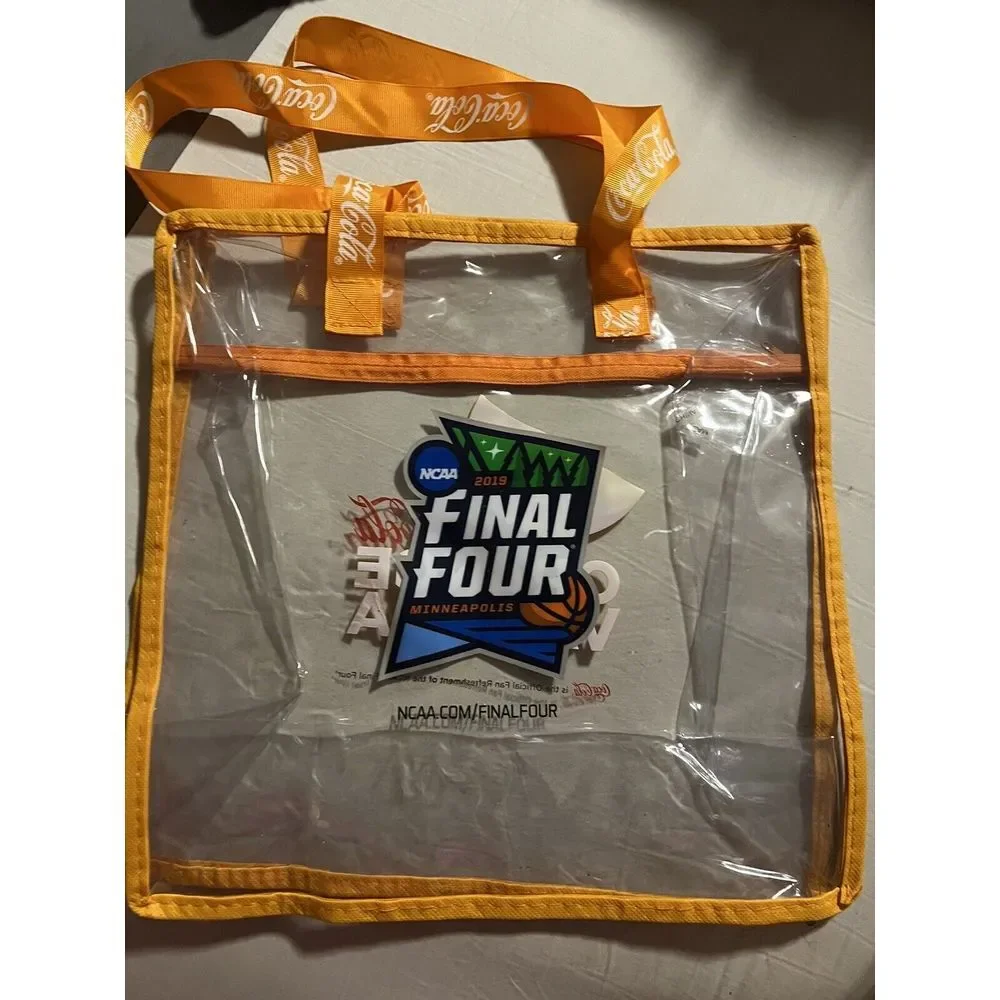 2019 NCAA Basketball Final Four Men's Basketball Clear Bag Minneapolis Virginia